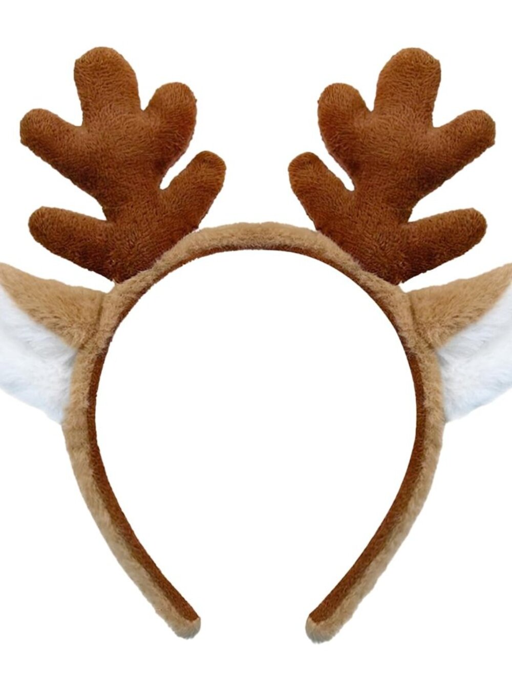 Reindeer Antlers Headband - Animal Ears Headbands Fluffy Realistic Deer Antler H